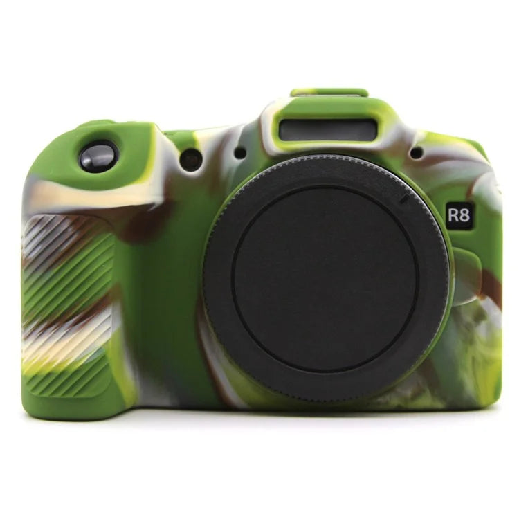 For Canon EOS R8 Anti-drop Camera Cover Soft Silicone Protective Case, Glossy