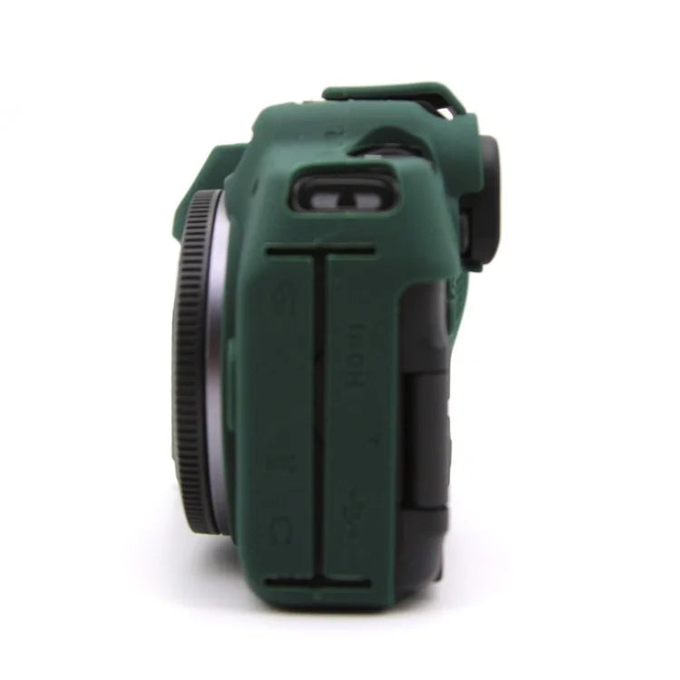 For Canon EOS R8 Anti-drop Camera Cover Soft Silicone Protective Case, Glossyish Green