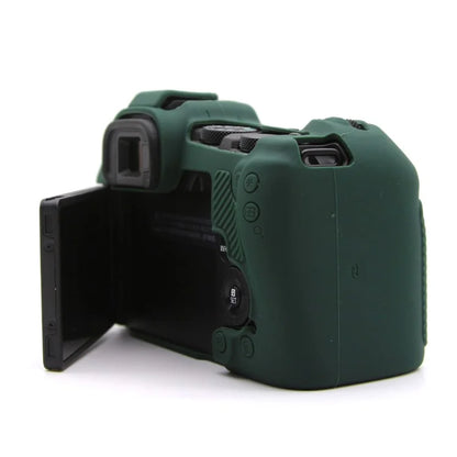 For Canon EOS R8 Anti-drop Camera Cover Soft Silicone Protective Case, Glossyish Green
