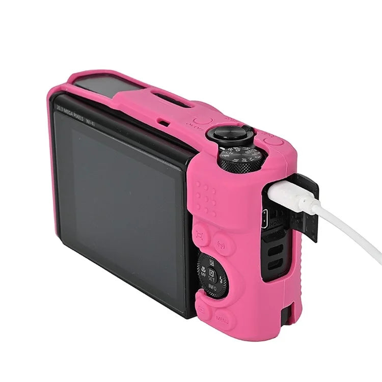 For Canon SX740 / SX730 Soft Silicone Protective Case Anti-drop Camera Cover