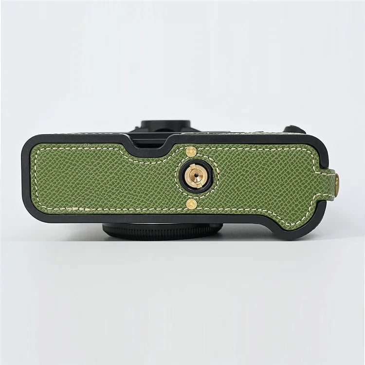 For Fujifilm XT10 / XT20 / XT30 / XT30 II PU Leather Camera Case Bottom Half-Body Protective Case with Hand Grip