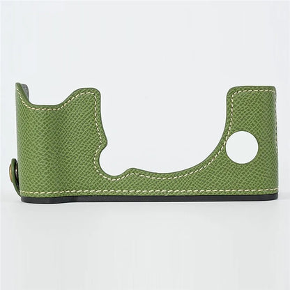 For Fujifilm XT10 / XT20 / XT30 / XT30 II PU Leather Camera Case Bottom Half-Body Protective Case with Hand Grip