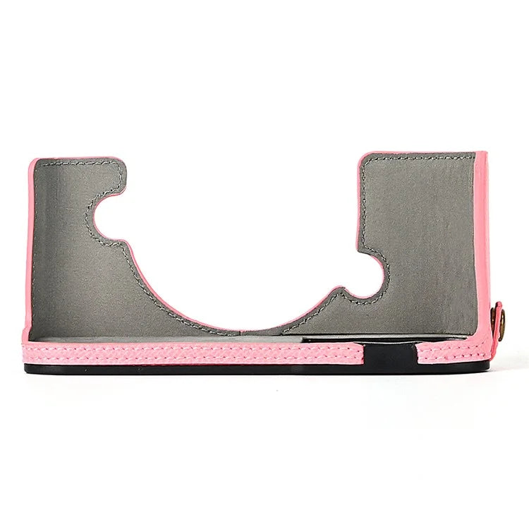 Leather Camera Case For Nikon ZFC Bottom Half-Body Camera Cover Anti-Scratch Protector with Hand Grip