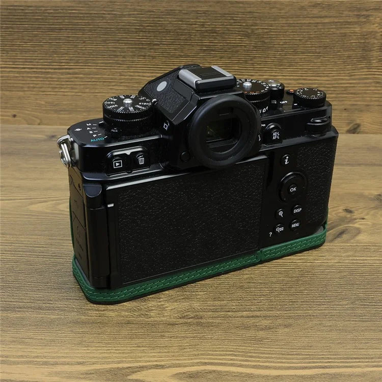 For Nikon ZF PU Leather Camera Bag Battery Opening Anti-drop Protective Case