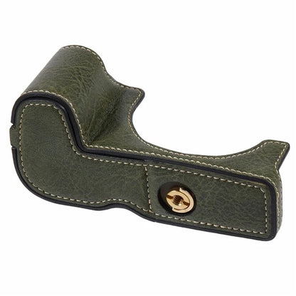 For Canon EOS R8 / RP PU Leather Camera Case Bottom Half-Body Protective Case with Battery Opening