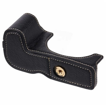 For Canon EOS R8 / RP PU Leather Camera Case Bottom Half-Body Protective Case with Battery Opening