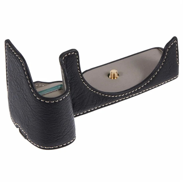 For Canon EOS R8 / RP PU Leather Camera Case Bottom Half-Body Protective Case with Battery Opening