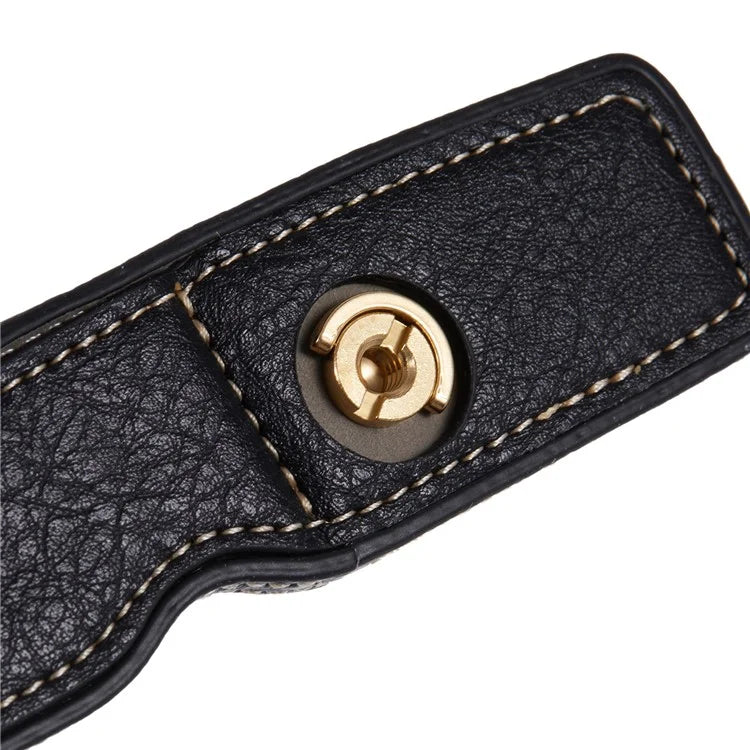 For Canon EOS R8 / RP PU Leather Camera Case Bottom Half-Body Protective Case with Battery Opening