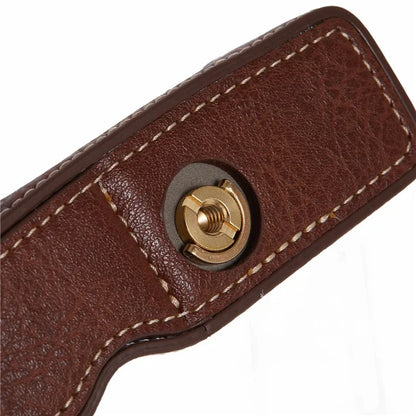 For Canon EOS R8 / RP PU Leather Camera Case Bottom Half-Body Protective Case with Battery Opening