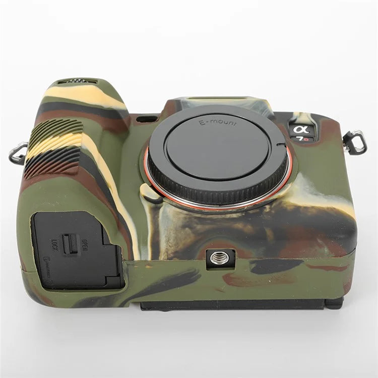 For Sony A7R5 Glossy Camera Cover Drop Protection Soft Silicone Protective Case