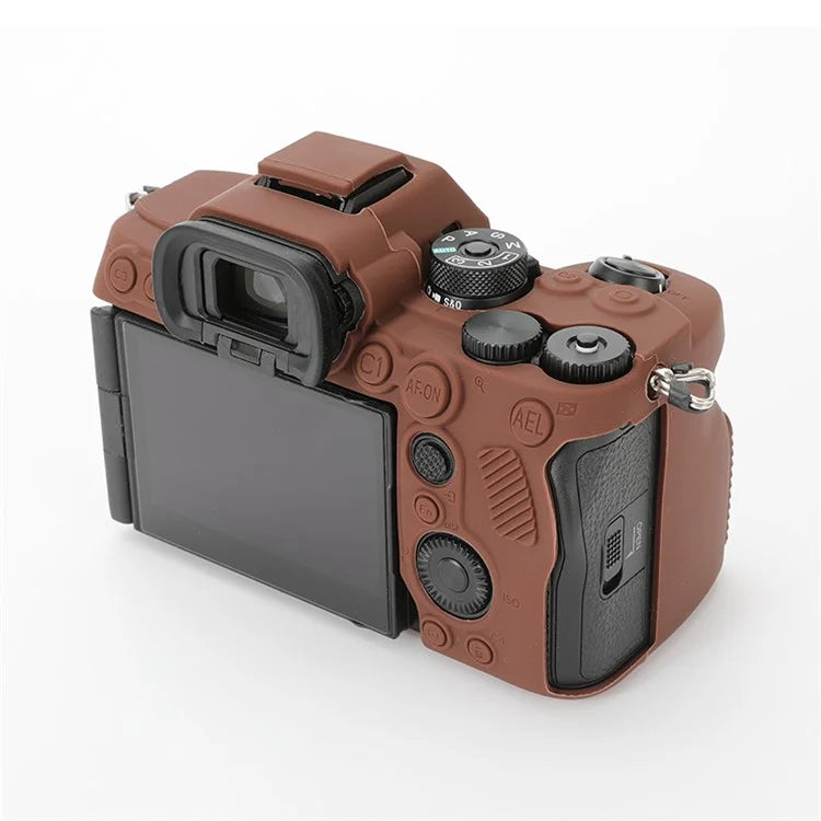 For Sony A7R5 Glossy Camera Cover Drop Protection Soft Silicone Protective Case