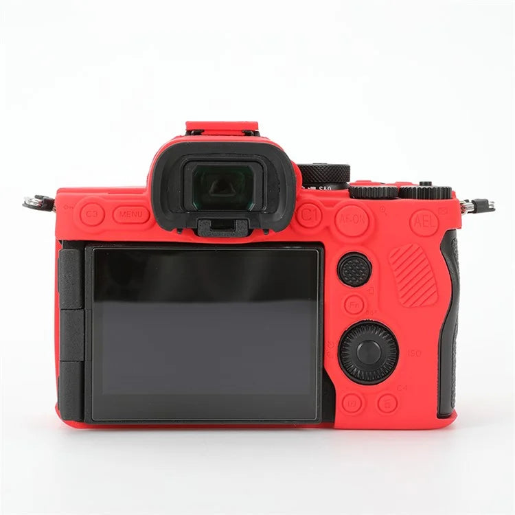 For Sony A7R5 Glossy Camera Cover Drop Protection Soft Silicone Protective Case