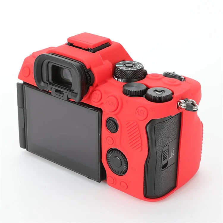 For Sony A7R5 Glossy Camera Cover Drop Protection Soft Silicone Protective Case