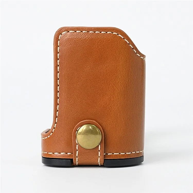 For Fuji XT10 / XT20 / XT30 / XT30 II Leather Camera Case Bottom Half-Body Camera Protective Cover with Strap