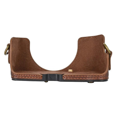 Camera Bag for Canon SX740 HS / SX730 / SX720 Camera Protective Cover PU Leather Digital Camera Bag with Shoulder Strap