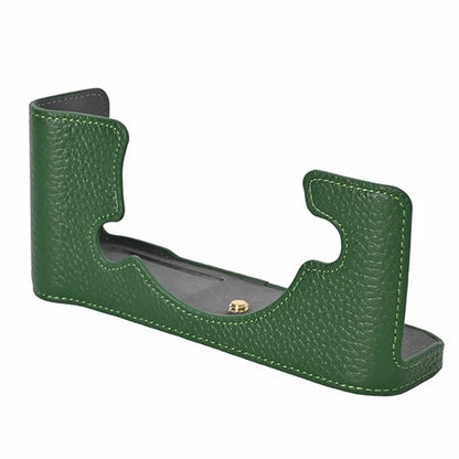 For Nikon Z f Genuine Cow Leather Bottom Case Half Camera Cover with Battery Opening