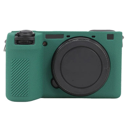 For Sony A6700 Litchi Texture Silicone Protective Case Anti-collision Camera Cover