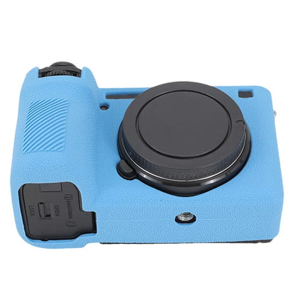 For Sony A6700 Litchi Texture Silicone Protective Case Anti-collision Camera Cover