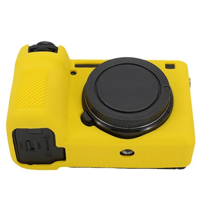 For Sony A6700 Litchi Texture Silicone Protective Case Anti-collision Camera Cover
