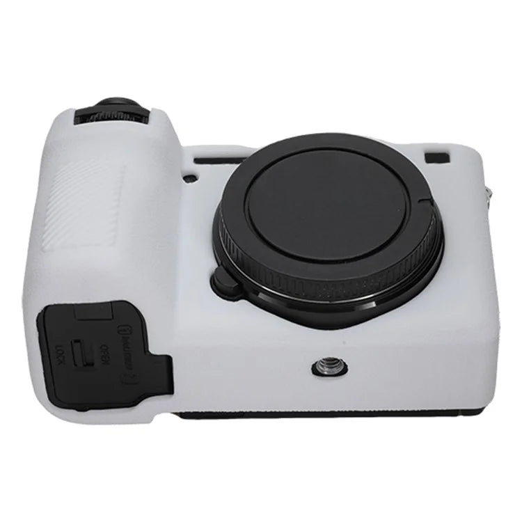 For Sony A6700 Litchi Texture Silicone Protective Case Anti-collision Camera Cover