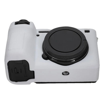 For Sony A6700 Litchi Texture Silicone Protective Case Anti-collision Camera Cover