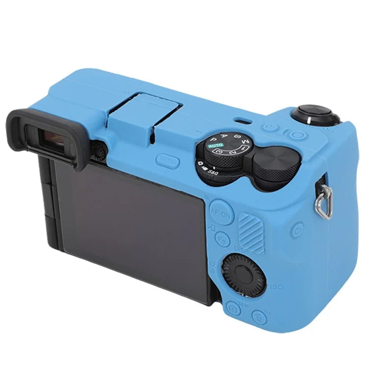 For Sony A6700 Drop Protection Camera Cover Soft Silicone Glossy Protective Case