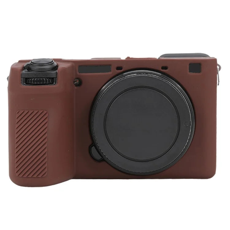 For Sony A6700 Drop Protection Camera Cover Soft Silicone Glossy Protective Case