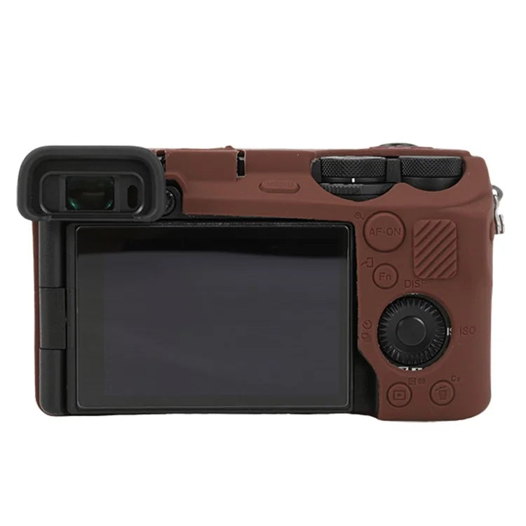 For Sony A6700 Drop Protection Camera Cover Soft Silicone Glossy Protective Case
