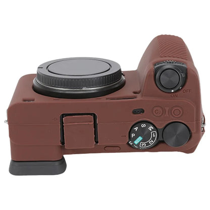 For Sony A6700 Drop Protection Camera Cover Soft Silicone Glossy Protective Case