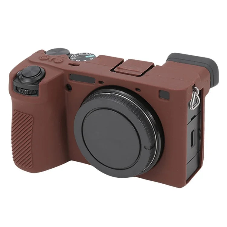 For Sony A6700 Drop Protection Camera Cover Soft Silicone Glossy Protective Case