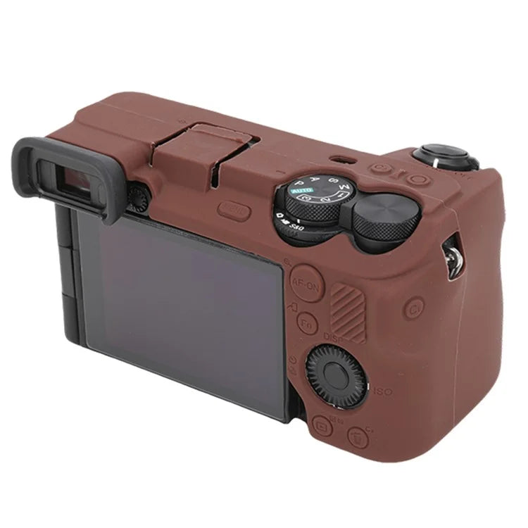 For Sony A6700 Drop Protection Camera Cover Soft Silicone Glossy Protective Case