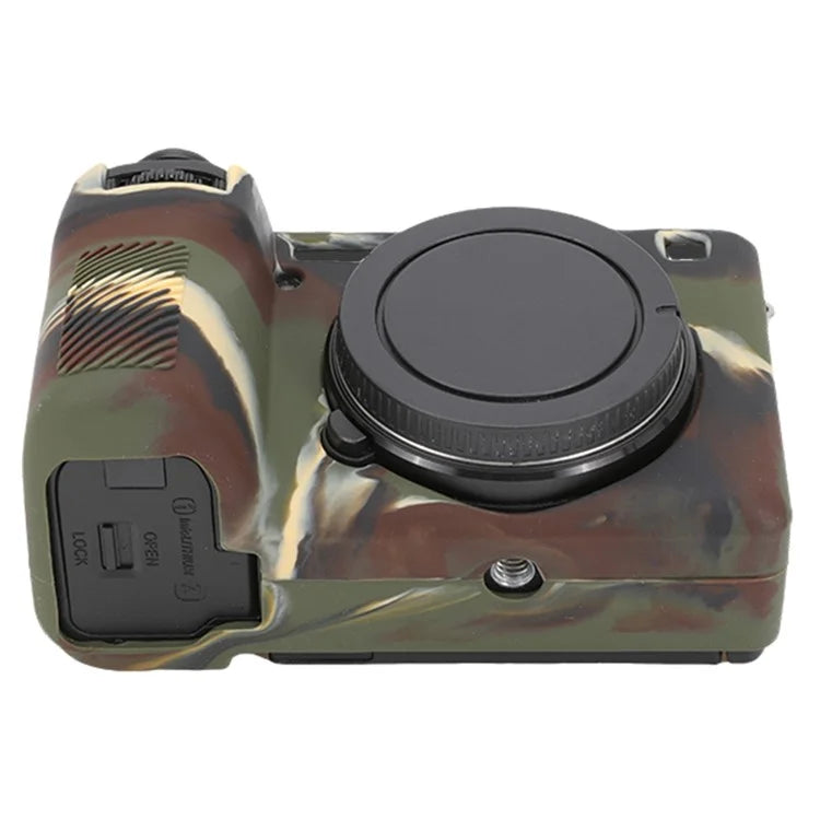 For Sony A6700 Drop Protection Camera Cover Soft Silicone Glossy Protective Case