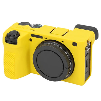 For Sony A6700 Drop Protection Camera Cover Soft Silicone Glossy Protective Case