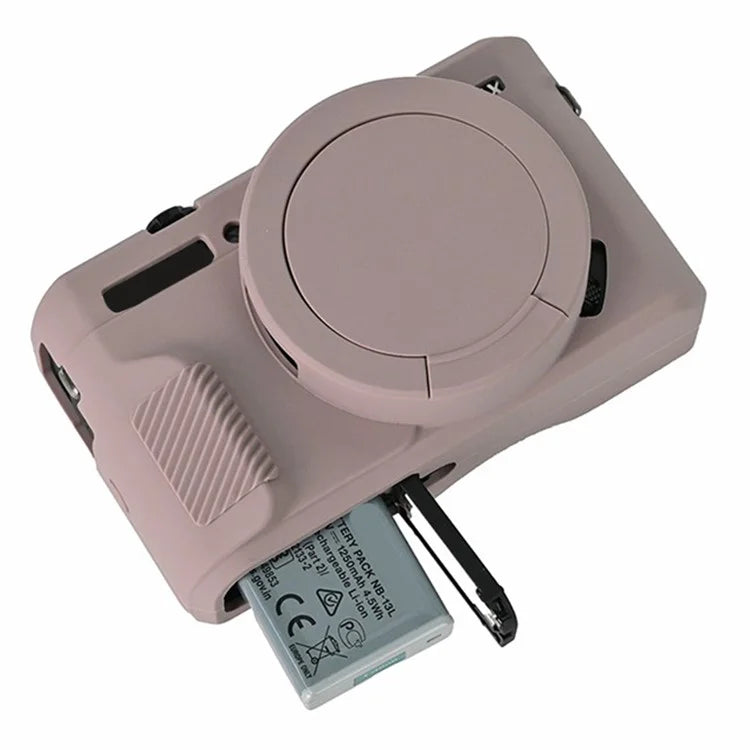 For Canon G7 X Mark II Silicone Protective Case Anti-skid Camera Cover