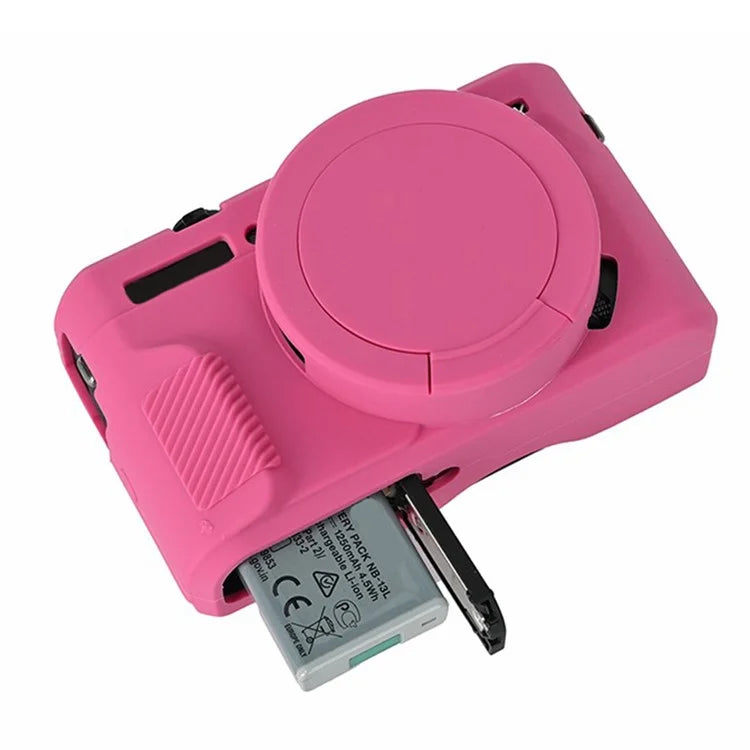 For Canon G7 X Mark II Silicone Protective Case Anti-skid Camera Cover