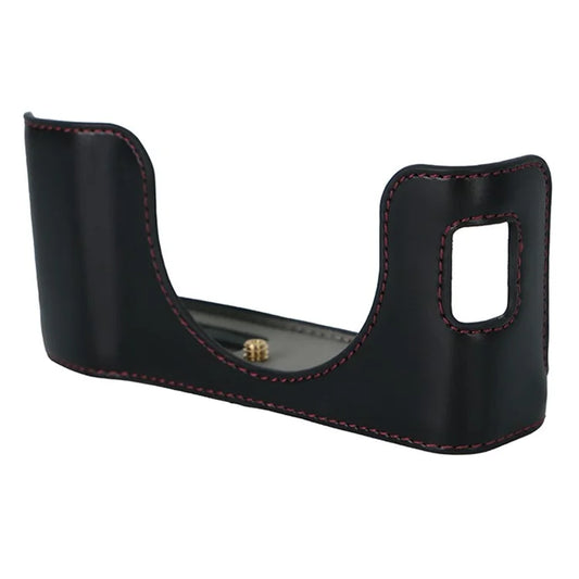 Bottom Cover for Fujifilm X100VI Half Body PU Leather Camera Case with Battery Opening