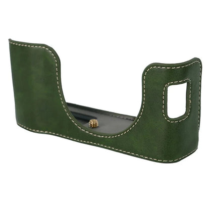 Bottom Cover for Fujifilm X100VI Half Body PU Leather Camera Case with Battery Opening