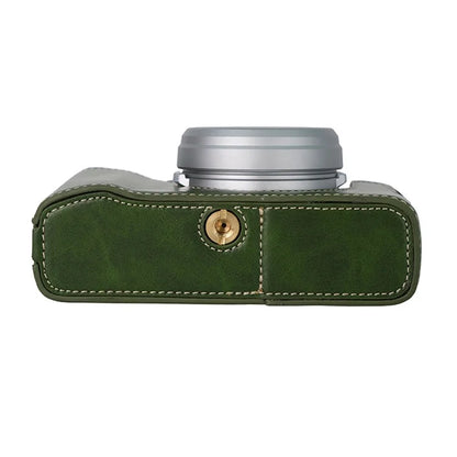 Bottom Cover for Fujifilm X100VI Half Body PU Leather Camera Case with Battery Opening