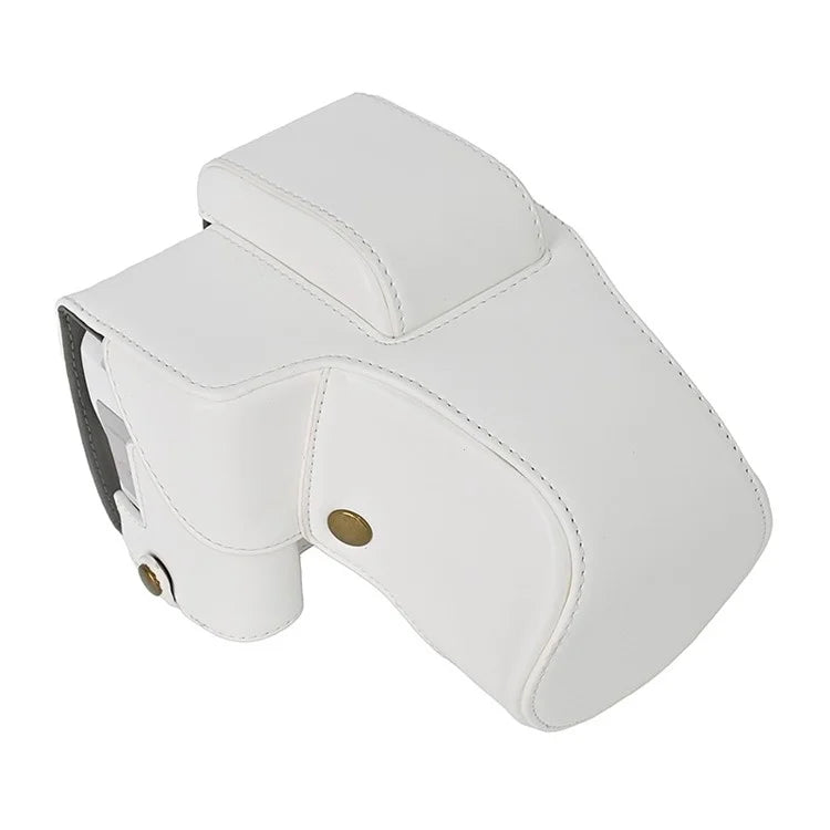 For Canon EOS 200D / 200D II Camera Bottom Case Leather Cover Easy to Change Battery