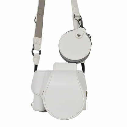 For Canon EOS 200D / 200D II Camera Bottom Case Leather Cover Easy to Change Battery