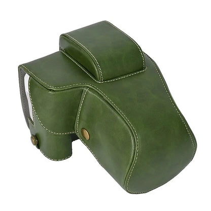 For Canon EOS 200D / 200D II Camera Bottom Case Leather Cover Easy to Change Battery