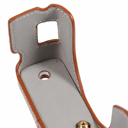 For Fujifilm X100VI PU Leather Camera Bottom Cover Half Body Case with Screw