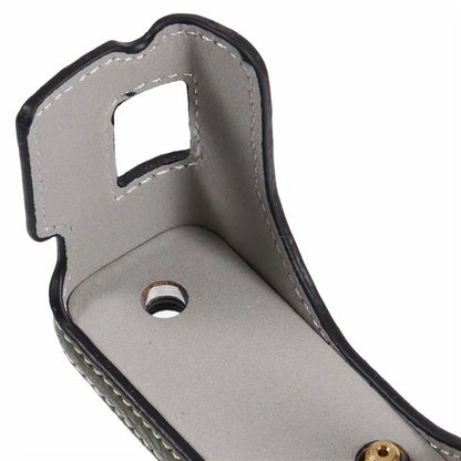 For Fujifilm X100VI PU Leather Camera Bottom Cover Half Body Case with Screw
