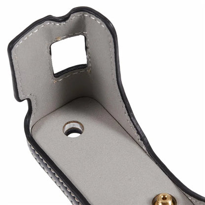 For Fujifilm X100VI PU Leather Camera Bottom Cover Half Body Case with Screw