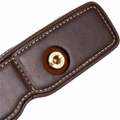 For Canon EOS R8 / RP PU Leather Bottom Case with Battery Opening Half Body Camera Protection Cover