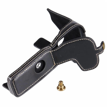 For Canon EOS R8 / RP PU Leather Bottom Case with Battery Opening Half Body Camera Protection Cover