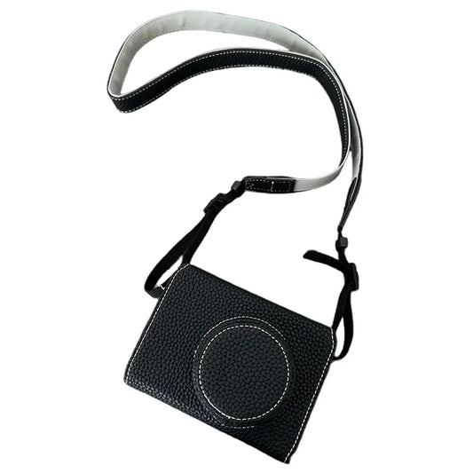 For Fujifilm X100VI Camera Sleeve Large Opening Design PU Leather Case Easy to Replace Battery