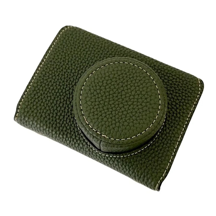 For Fujifilm X100VI Camera Sleeve Large Opening Design PU Leather Case Easy to Replace Battery
