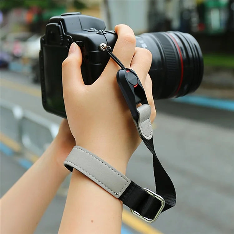 JN-GDII Quick Release Polyester Camera Carrying Strap 29-35cm Telescopic Wrist Strap