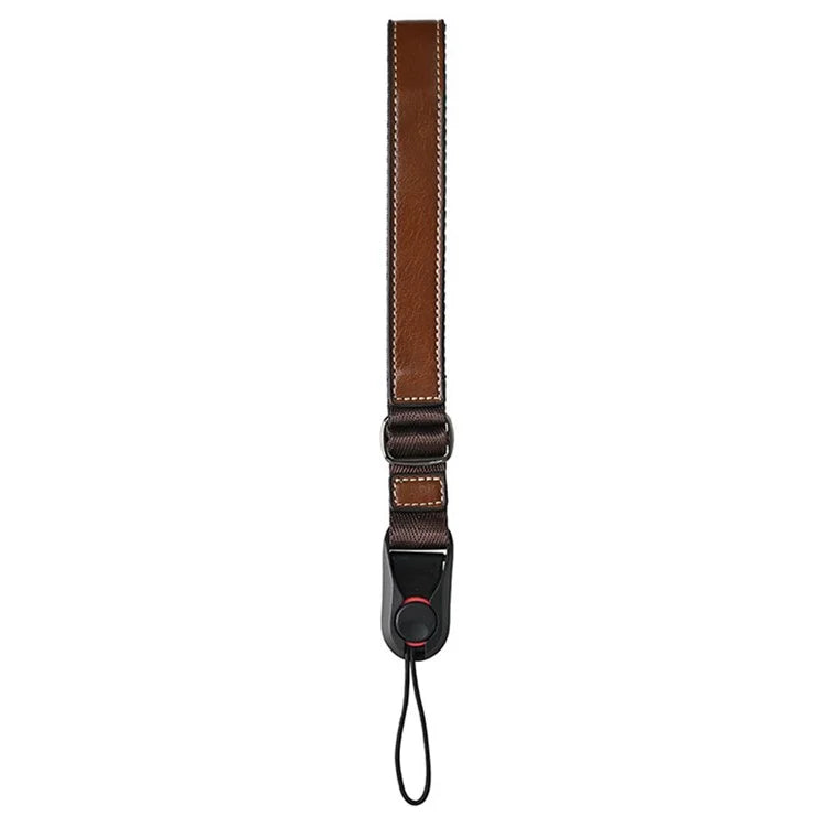 26cm Quick Release DSLR Camera Carrying Lanyard PU Leather Wrist Strap